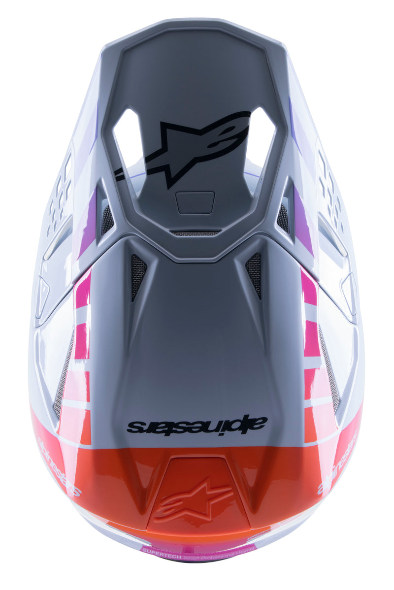 Load image into Gallery viewer, S-M10 LE DAYTONA 23 HELMET GREY/ORANGE FLUO/RHODAMINE LG 8302423-9243-L image 7

