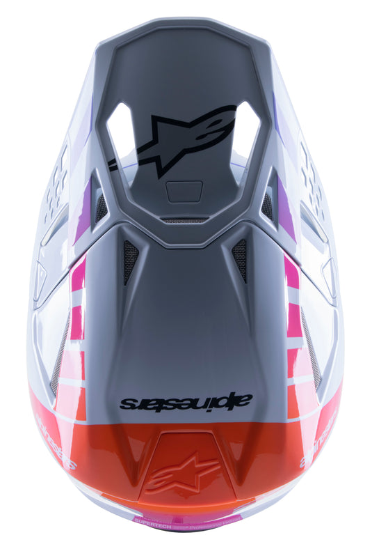 S-M10 LE DAYTONA 23 HELMET GREY/ORANGE FLUO/RHODAMINE LG 8302423-9243-L image 7