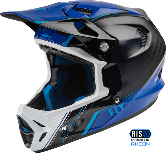 YOUTH WERX-R CARBON HELMET BLUE/CARBON YL 73-9222YL image 1