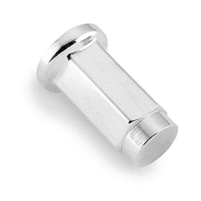 10MM X 1.25 TP FLAT CHROME LUGNUT - BOX OF 16