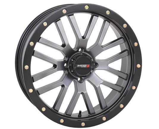 ST3 WHEEL 20X7 4+2.5 (+10MM) 4/137 MATTE GUNMETAL GREY/BLAC 20S3-1537 image 1