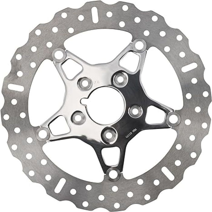 EBC POLISHED STAINLESS CONTOUR FLOATING DISC FOR HD