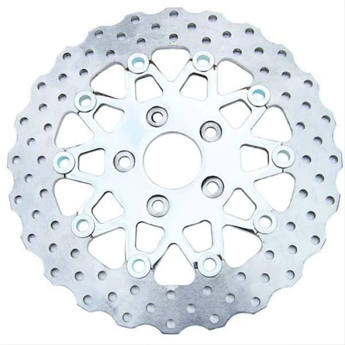 EBC POLISHED STAINLESS CONTOUR FLOATING DISC FOR HD