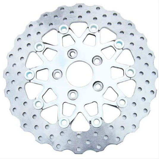 EBC POLISHED STAINLESS CONTOUR FLOATING DISC FOR HD