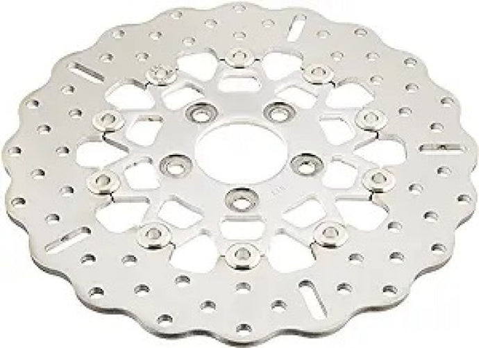 EBC POLISHED STAINLESS CONTOUR FLOATING DISC FOR HD