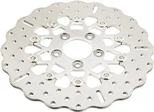 EBC POLISHED STAINLESS CONTOUR FLOATING DISC FOR HD