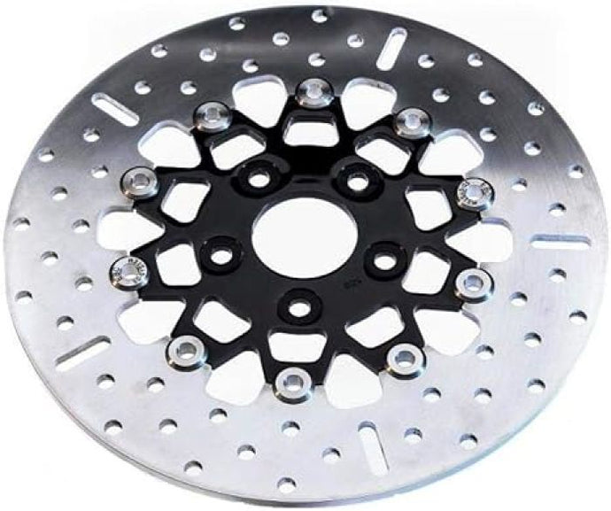 EBC BLACK CHROME CENTERD STAINL ESS FLOATING DISC FOR HD