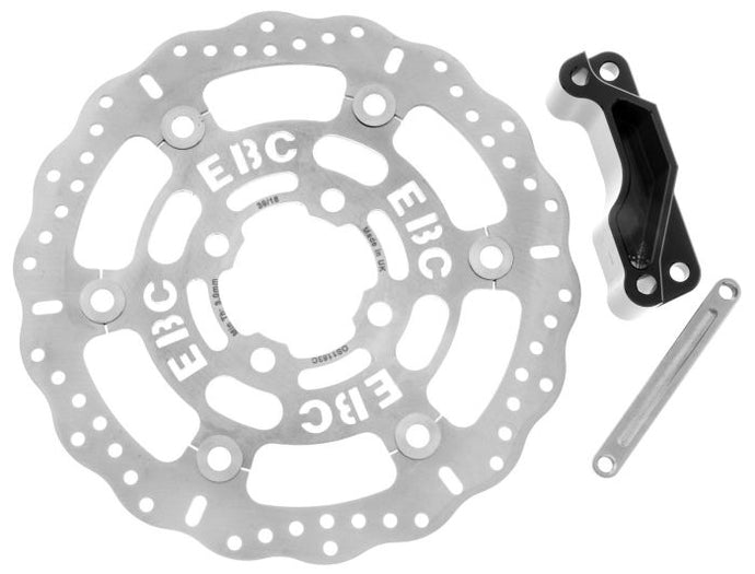 EBCSILVER CENTER HUB OVERSIZE D ISCS - 250MM - C/W BRACKET