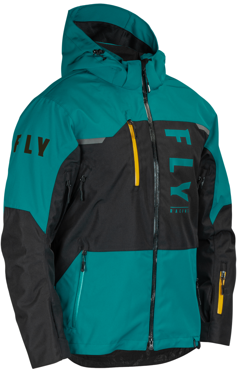 Load image into Gallery viewer, CARBON JACKET BLACK/TEAL/ORANGE SM 470-5203S image 1
