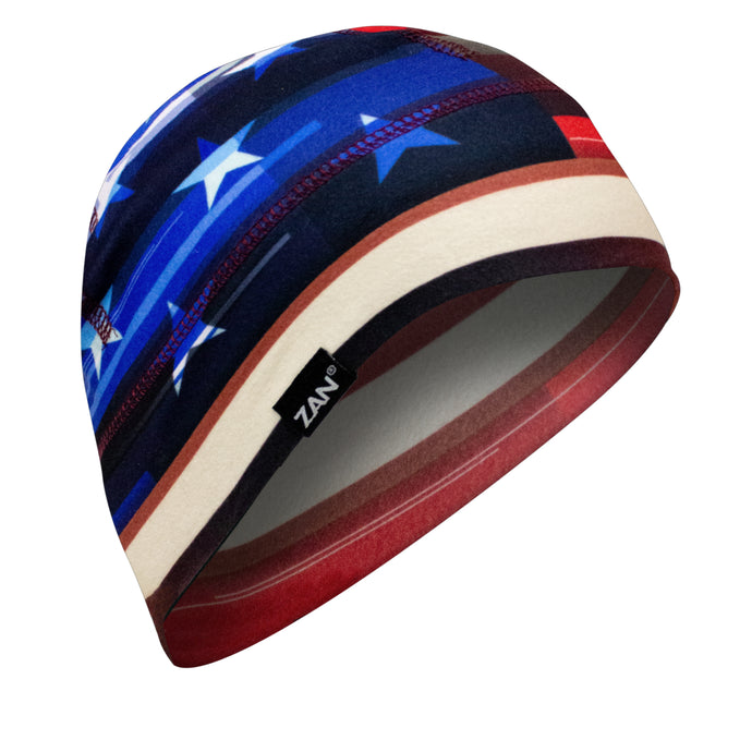 SPORTFLEX HELMET LINER/BEANIE DISTRESSED FLAG WHLL150 image 1