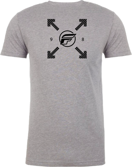 YOUTH FLY LOST TEE DARK GREY HEATHER YL 354-0323YL image 2