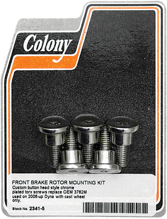 BRAKE ROTOR HARDWARE BUTTON HEAD CHR 2341-5 image 1