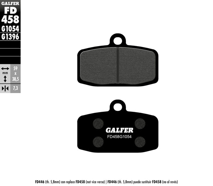 BRAKE PADS SEMI METALLIC FD458G1054 FD458G1054 image 1