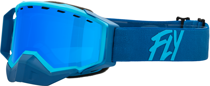 ZONE SNOW GOGGLE BLU/LIGHT BLU W/ SKY BLUE MIRROR/BLUE LENS 37-50272 image 1