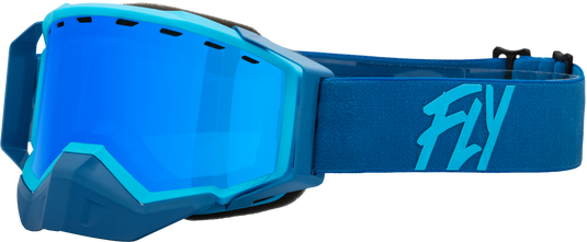 ZONE SNOW GOGGLE BLU/LIGHT BLU W/ SKY BLUE MIRROR/BLUE LENS 37-50272 image 1