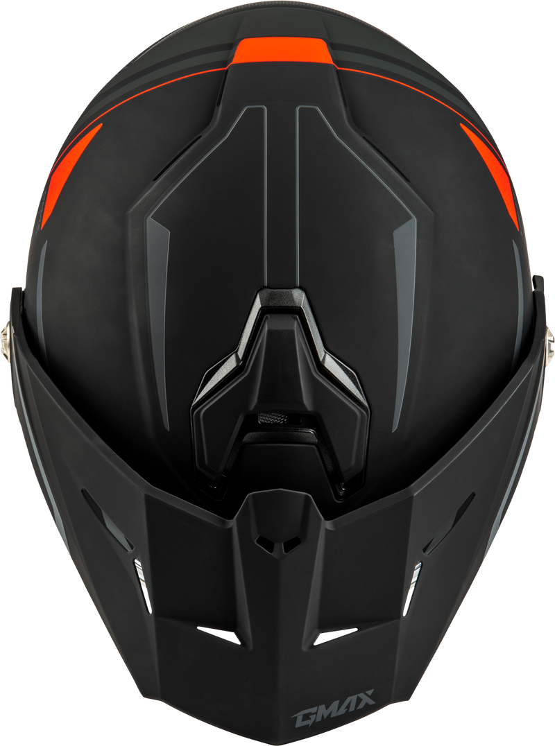 Load image into Gallery viewer, MD-74S SPECTRE SNOW HELMET W/ ELEC SHIELD MATTE BLACK/RED 2X M10742328 image 3
