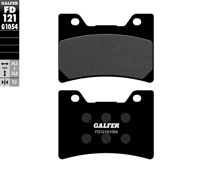 BRAKE PADS SEMI METALLIC FD121G1054 FD121G1054 image 1