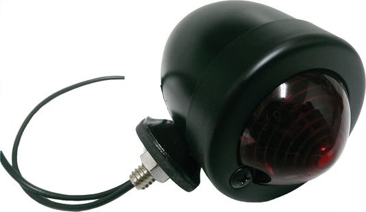 BULLET MARKER LIGHT BLACK RED LENS SINGLE FILAMENT 688063 image 1
