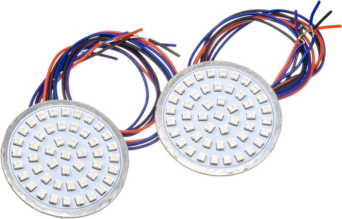 BULLET STYLE LED INSERT 3IN1 RED / AMBER HARD WIRED LLC-BRBT image 1