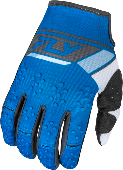 YOUTH KINETIC PRIX GLOVES BRIGHT BLUE/CHARCOAL YS 377-410YS image 1