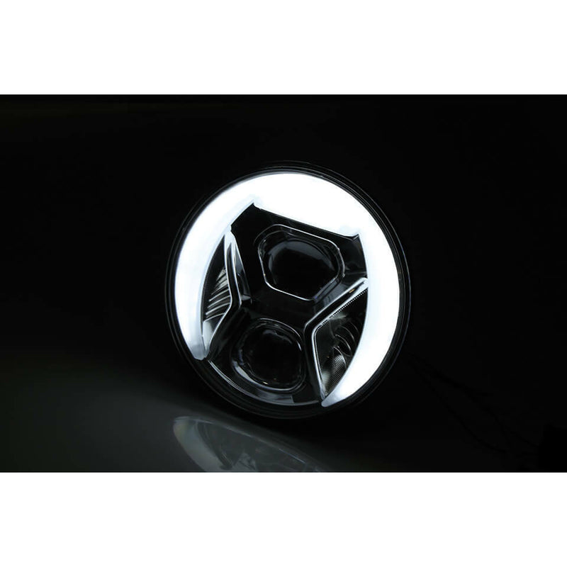Load image into Gallery viewer, HEADLIGHT TYPE 8 ADAPTIVE LED 7&quot; CHROME 226-002 image 2
