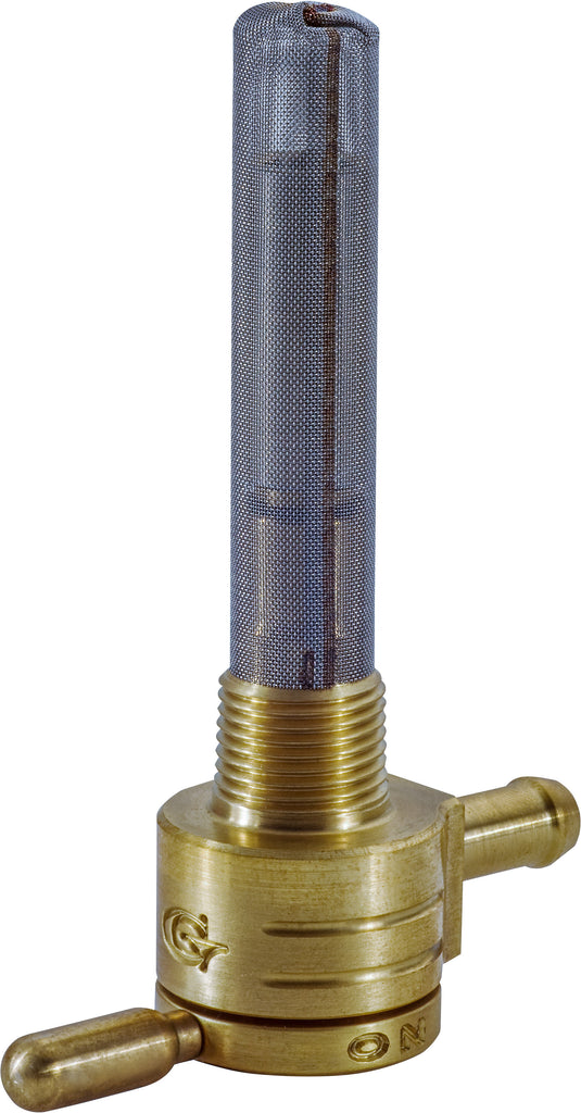 3/8 NPT PETCOCK STRAIGHT BRASS 5/16 HOSE 75-516S-BS image 1