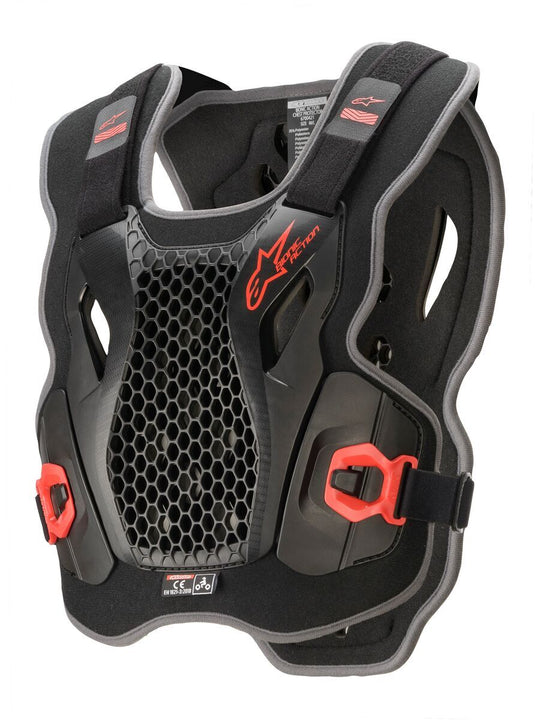 BIONIC ACTION CHEST PROTECTOR BLACK/RED XL/2X 6700421-13-XL/2XL image 1