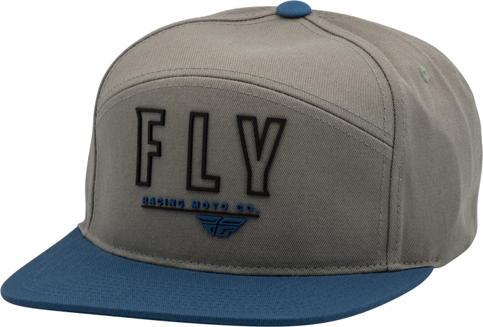 FLY SKYLINE HAT LIGHT GREY/BLUE 351-0027 image 1