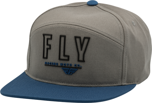 FLY SKYLINE HAT LIGHT GREY/BLUE 351-0027 image 1