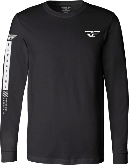 FLY TRIBE LONG SLEEVE TEE BLACK MD 352-4161M image 1