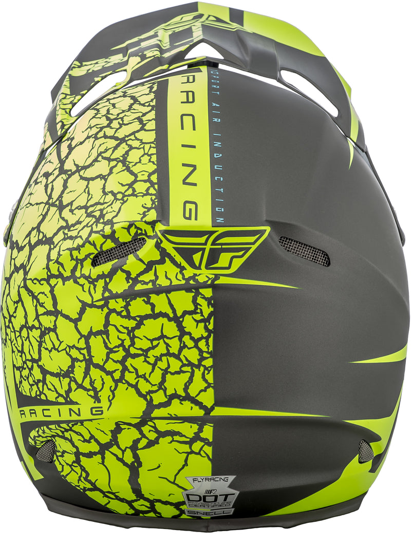 Load image into Gallery viewer, F2 CARBON FRACTURE HELMET MATTE GREY/HI-VIS XS 73-4170-1-XS image 4
