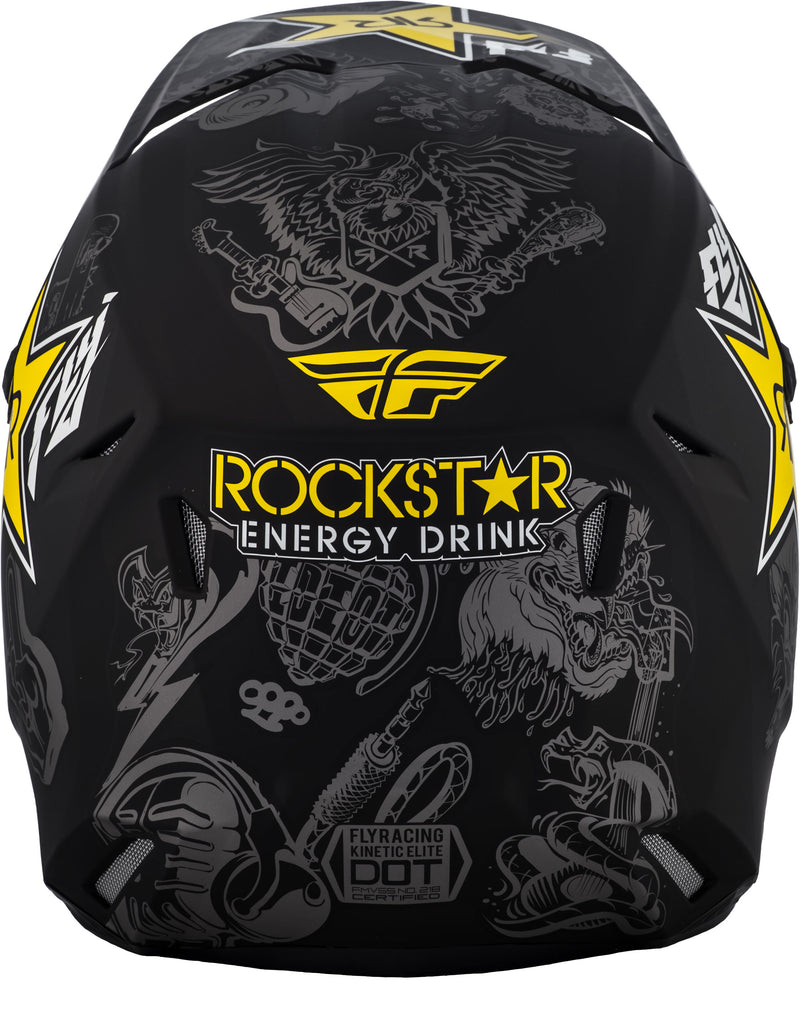 Load image into Gallery viewer, ELITE ROCKSTAR HELMET MATTE BLACK/GREY XS 73-3308-4-XS image 4
