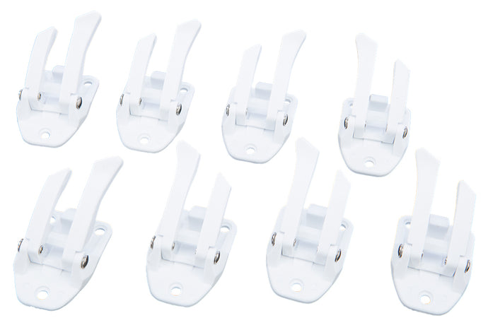 BUCKLE/LEVER KIT ADULT 07-15 WHITE 8/PC 360-5062 image 1