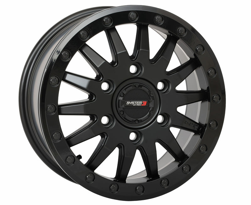 Load image into Gallery viewer, SB8 WHEEL 15X7 5+2 (+38MM) 6/5.5 MATTE BLACK 15S3-8565 image 1
