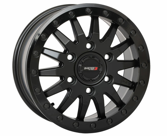 SB8 WHEEL 15X7 5+2 (+38MM) 6/5.5 MATTE BLACK 15S3-8565 image 1