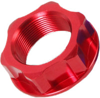 STEERING STEM NUT & BOLT RED M22X30-P1.0 H12 ZE58-2033 image 1