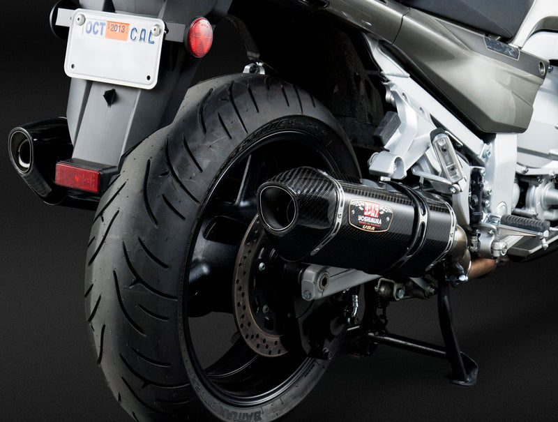 Load image into Gallery viewer, EXHAUST SIGNATURE R-77 SLIP-ON SS-CF-CF DUAL 13150E0220 image 10
