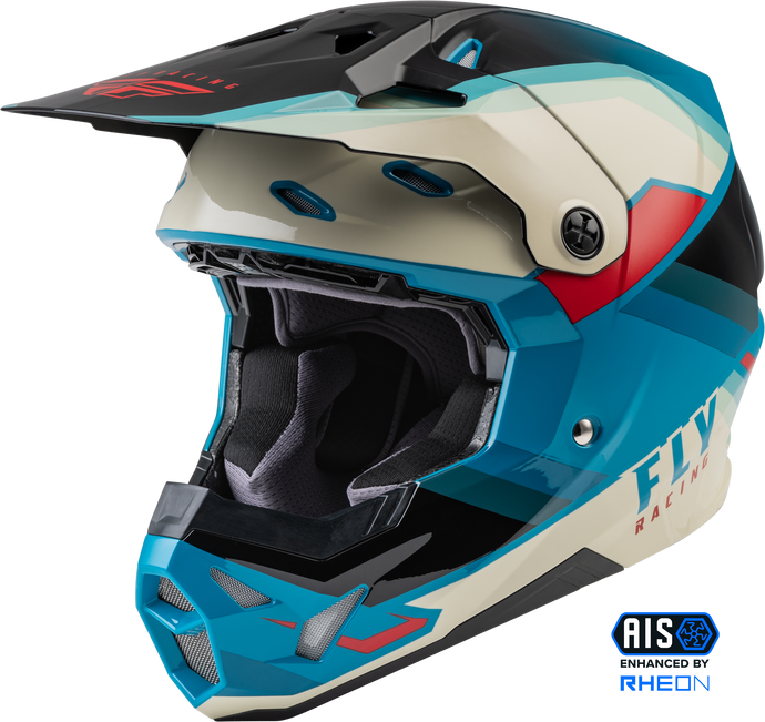 FORMULA CP RUSH HELMET BLACK/STONE/DARK TEAL 2X 73-00222X image 1