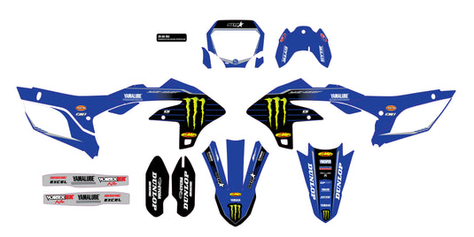COMPLETE KIT 23 BLUE MEY YZF 450 WHT BG 20-50-703 image 1