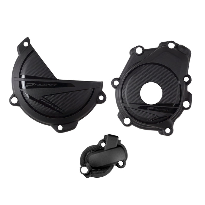 ENGINE PROTECTION KIT BLACK KTM/HUS 91372 image 1