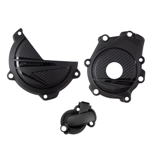 ENGINE PROTECTION KIT BLACK KTM/HUS 91372 image 1