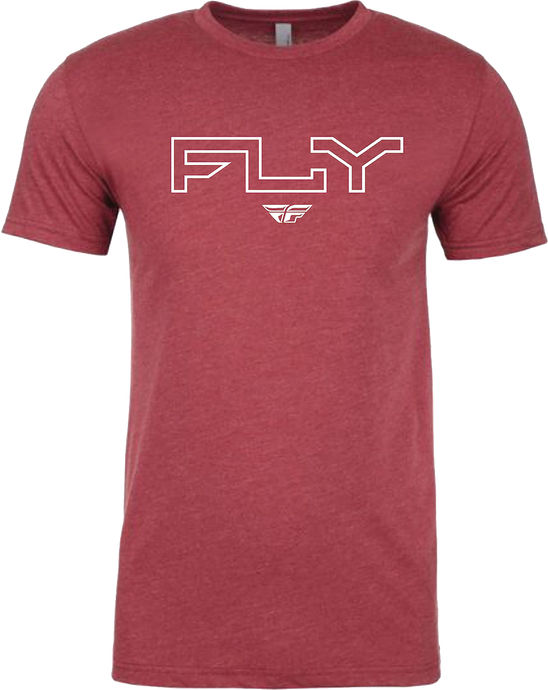 FLY EDGE TEE CARDINAL MD 354-0309M image 1