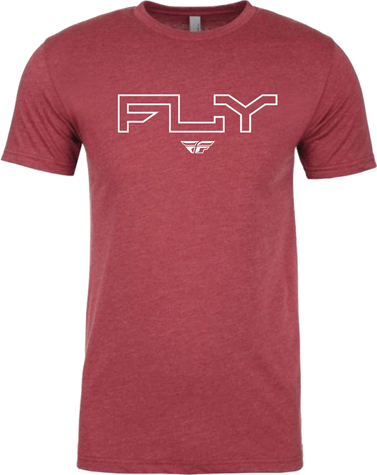 FLY EDGE TEE CARDINAL XL 354-0309X image 1