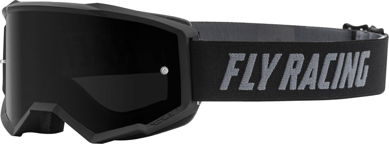 Load image into Gallery viewer, ZONE YOUTH GOGGLE BLACK W/DARK SMOKE LENS W/POST FLC-033 image 1
