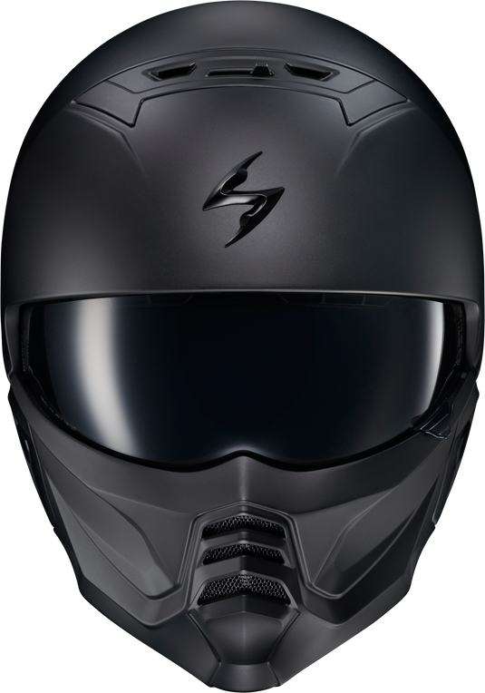 COVERT 2 OPEN-FACE HELMET MATTE BLACK XL CV2-0106 image 6
