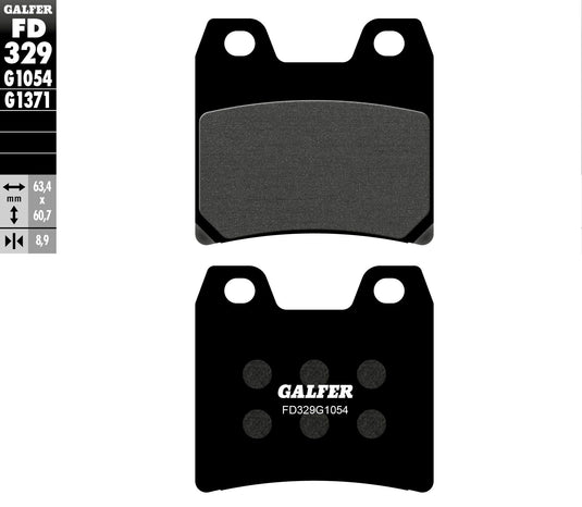 BRAKE PADS SEMI METALLIC FD329G1054 FD329G1054 image 1