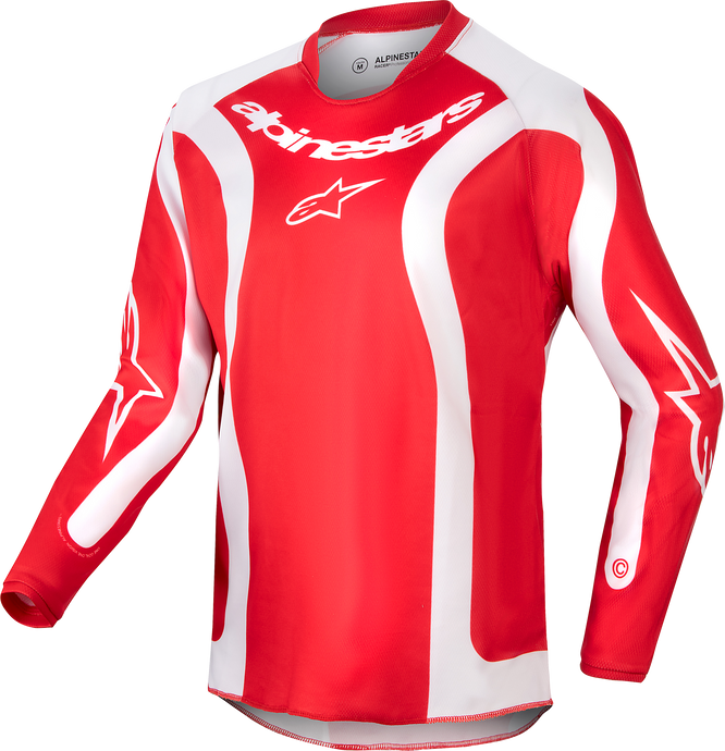 YOUTH RACER LURV JERSEY MARS RED/WHITE SM 3773924-3120-S image 1