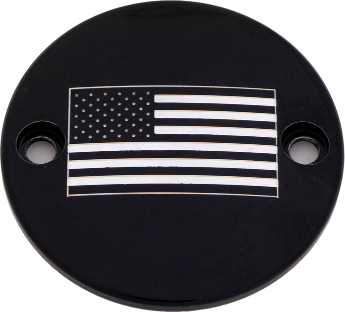 M8 TIMER COVER AMERICAN FLAG BLACK PATR21-63BG image 1