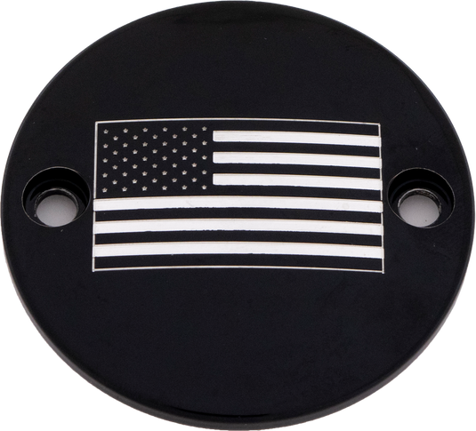 M8 TIMER COVER AMERICAN FLAG BLACK PATR21-63BG image 1