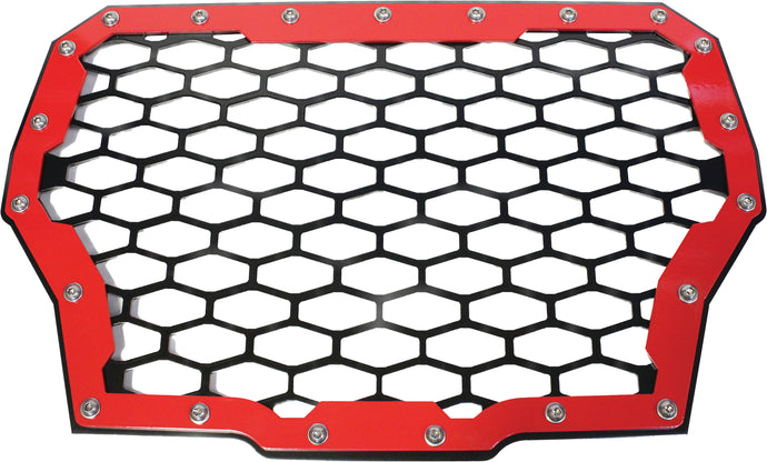 MQ GRILL RED POL TURBO NO LIGHT RZR-FG-T-RD image 1